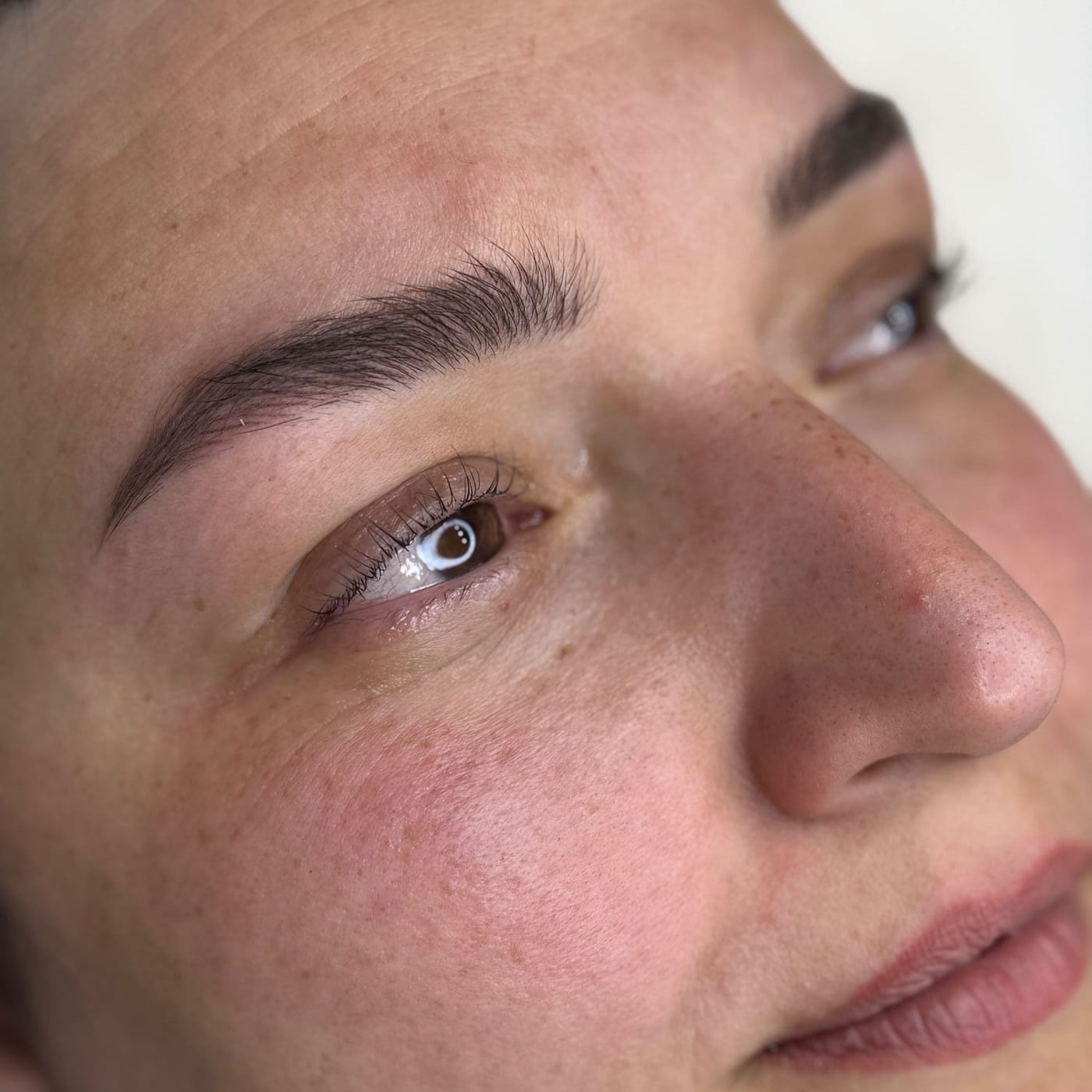 Microblading (Kıl Tekniği) sonucu, İzmir Bornova'daki stüdyodan